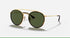 GAFAS DE SOL RAYBAN ROUND DOUBLE BRIDGE DORADO/VERDE