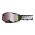 GAFAS DE PROTECCIÓN 100% ARMEGA LIGHTSPEED LENTE HIPER SILVER ESPEJO [NEGRO/ VERDE]