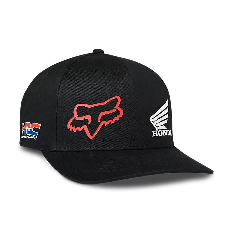 GORRA FOX X HONDA [NEGRO] – Rider lab store