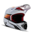 CASCO FOX V1 FLORA [BLANCO/NEGRO]