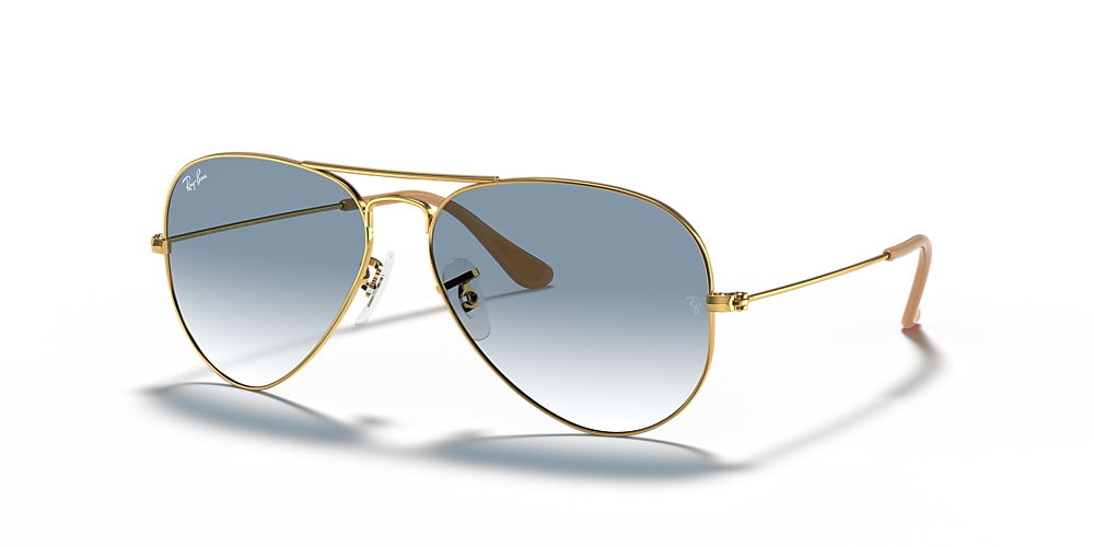 GAFAS DE SOL RAY BAN AVIATOR (DORADO/AZUL) – Rider lab store
