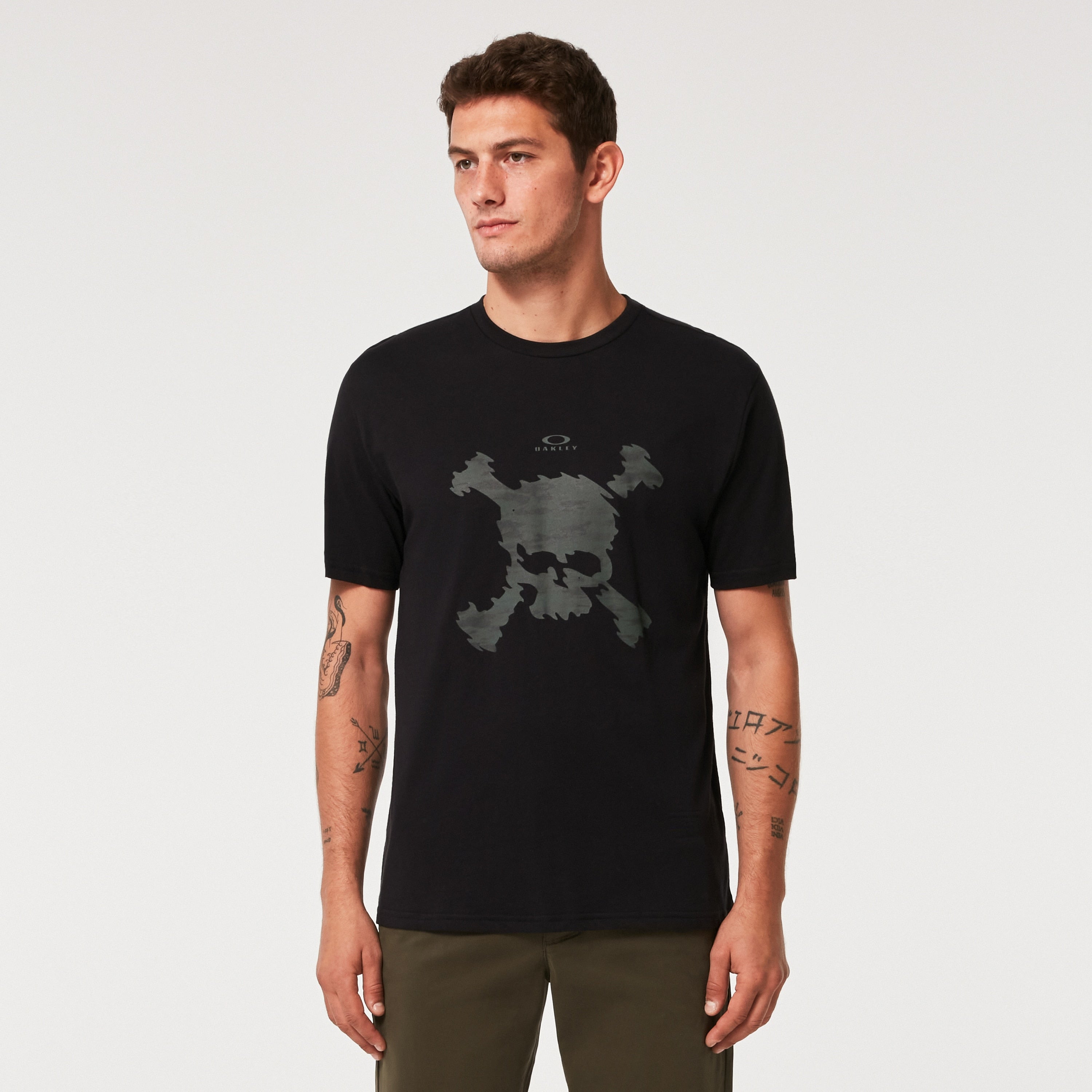 Camiseta Oakley Heritage Skull Graphic Desert Camo - l Super Tubes l