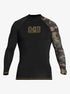 JERSEY QUIKSILVER HI RUSH LS [NEGRO/ CAMUFLADO]