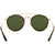 GAFAS DE SOL RAYBAN ROUND DOUBLE BRIDGE DORADO/VERDE