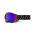 GAFAS DE PROTECCION 100% ACURRI 2 BLACKLINE LENTE ROJO AZUL ESPEJO [NEGRO]