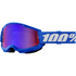 GAFAS DE PROTECCIÓN 100% STRATA 2 AZUL LENTE ROJO ESPEJO [AZUL]