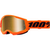 GAFAS DE PROTECCIÓN 100% STRATA 2 NARANJA NEON LENTE DORADO ESPEJO [NARANJA]