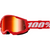 GAFAS DE PROTECCIÓN 100% STRATA 2 ROJO LENTE ROJO ESPEJO [ROJO]
