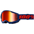 GAFAS DE PROTECCIÓN 100% STRATA 2 NAVY LENTE ROJO ESPEJO [ROJO]