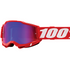 GAFAS DE PROTECCIÓN 100% ACCURI 2 ROJO LENTE AZUL ROJO ESPEJO [ROJO]