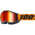 GAFAS DE PROTECCION 100% ACURRI 2 LENTE SILVER ESPEJO [NARANJA]