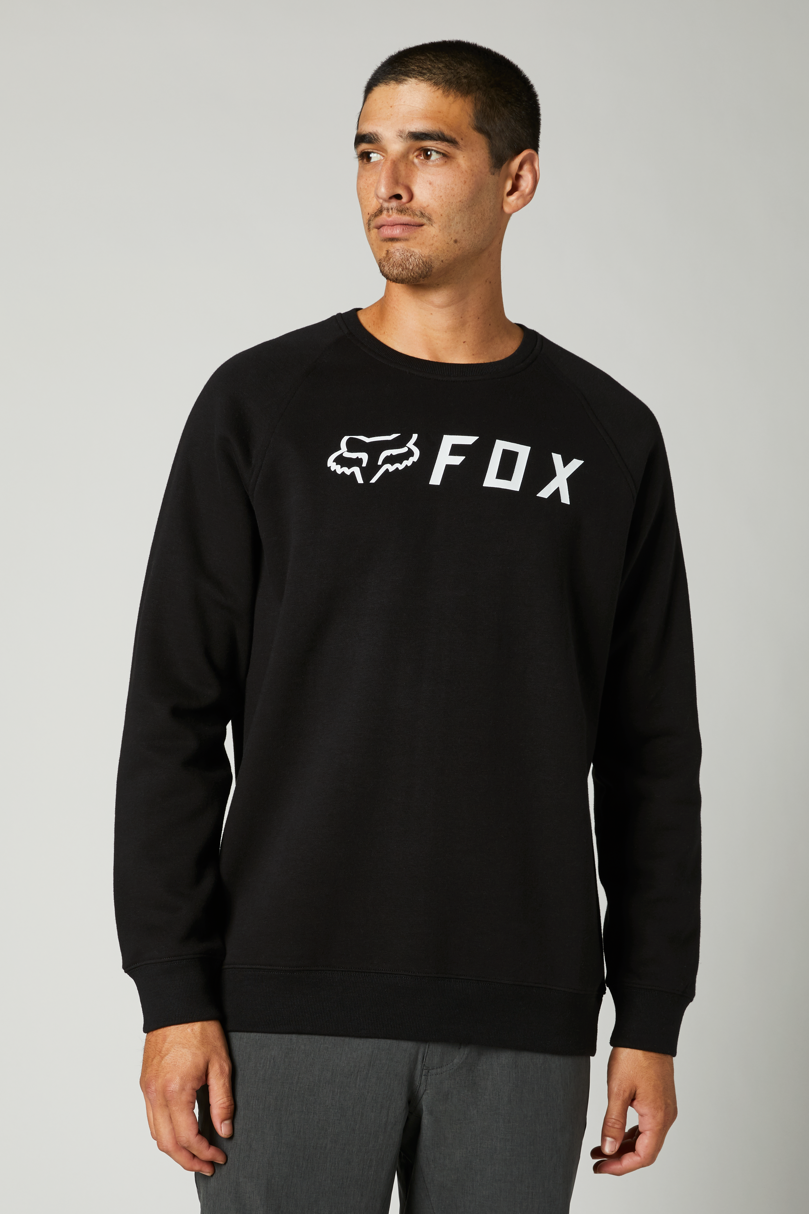 BUZO FOX REFRACT CREW FLEECE BLK Rider lab store