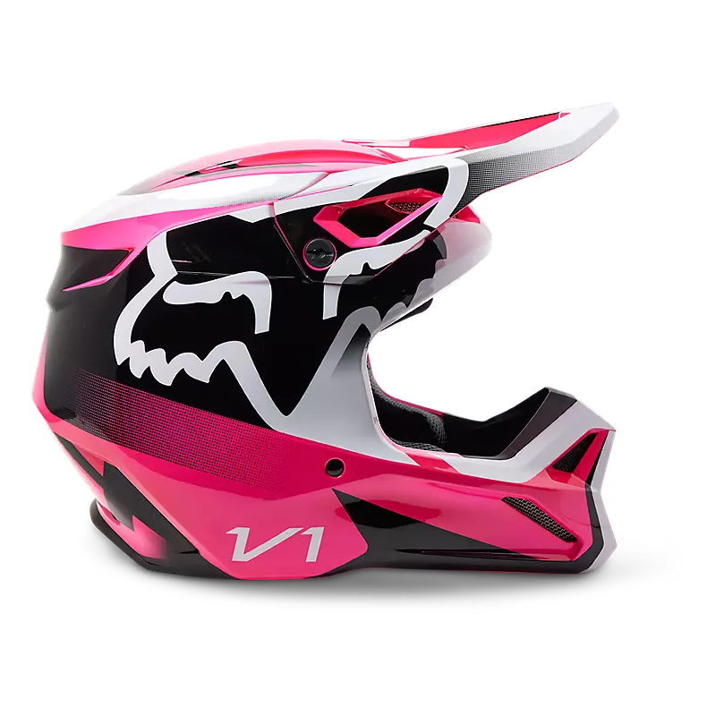 Casco Bicicleta Casco Fox Blanco Y Rosa CASCO FOX V1 LEED HELMET